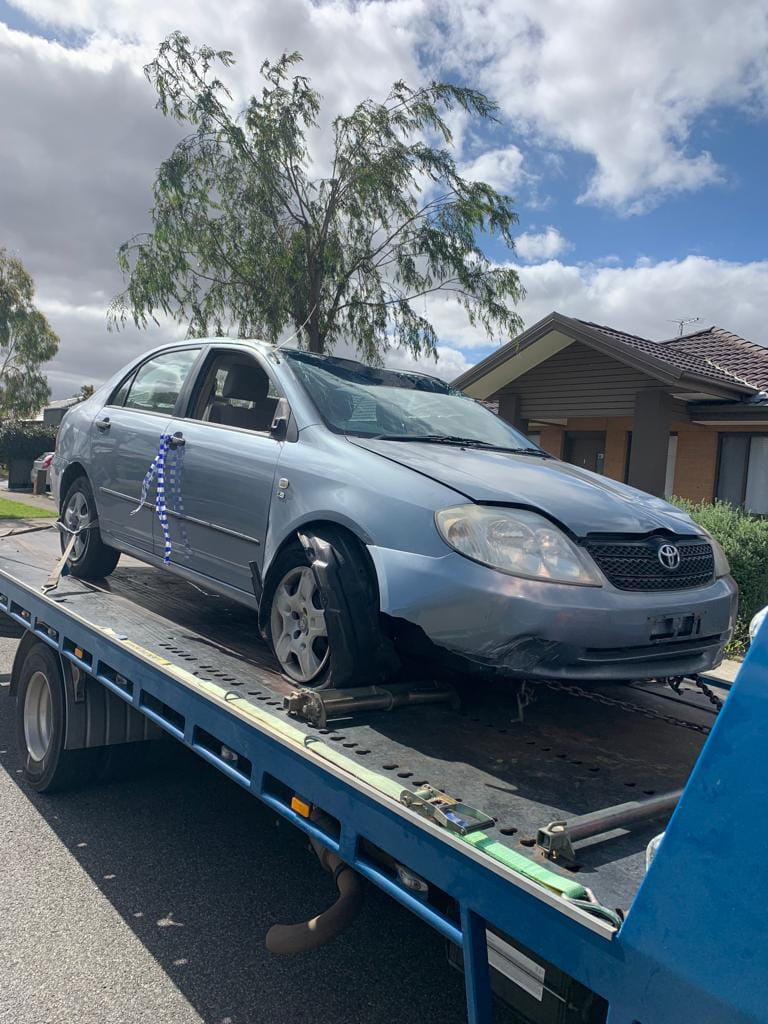 2004 Toyota Corolla, Wrecked Car Removal, Cash For Wrecked Car